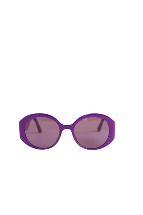 Lunettes surdimensionné Longchamp Violet en Plastique - Seconde Main
