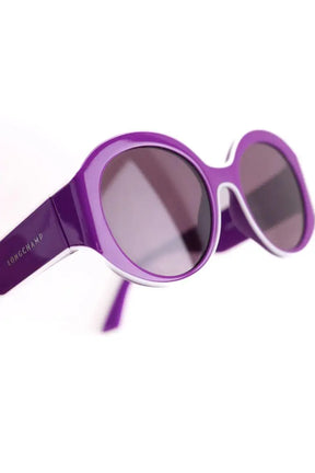 Lunettes surdimensionné Longchamp Violet en Plastique