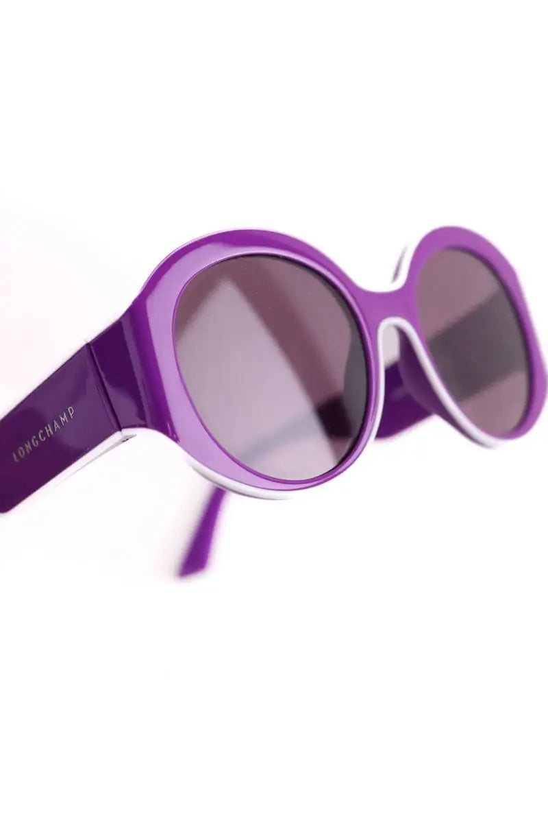 Lunettes surdimensionné Longchamp Violet en Plastique