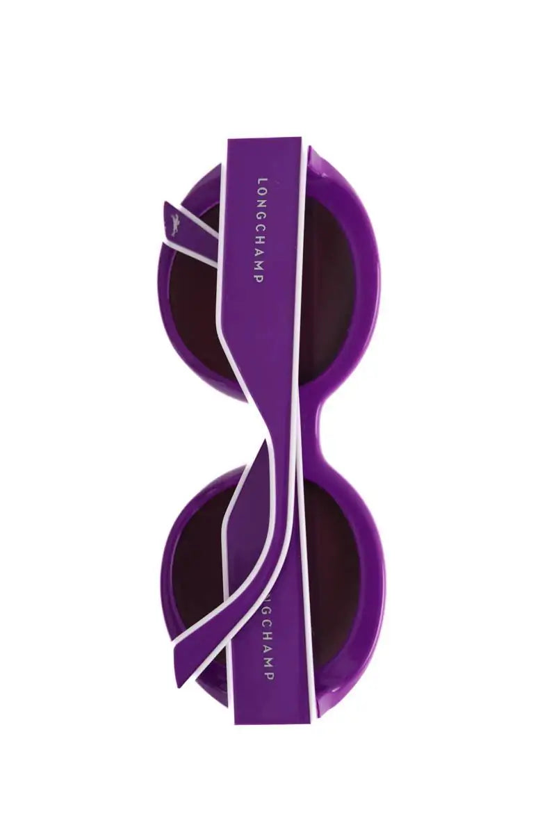 Lunettes surdimensionné Longchamp Violet en Plastique