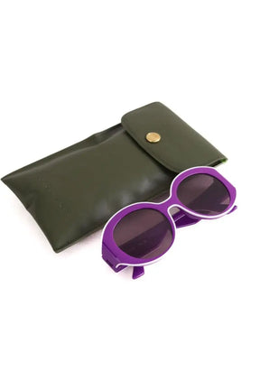 Lunettes surdimensionné Longchamp Violet en Plastique