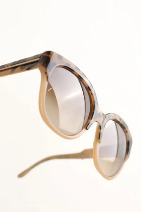 Lunettes surdimensionné Stella McCartney Marron en Plastique