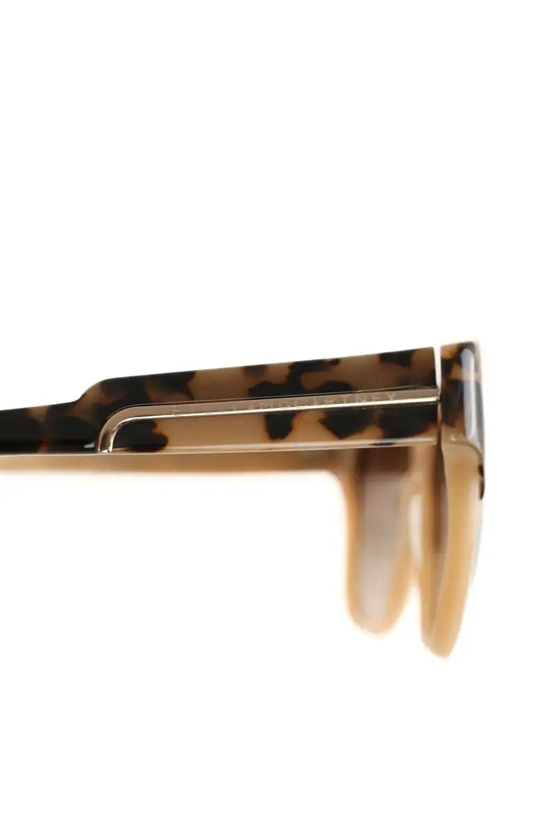 Lunettes surdimensionné Stella McCartney Marron en Plastique