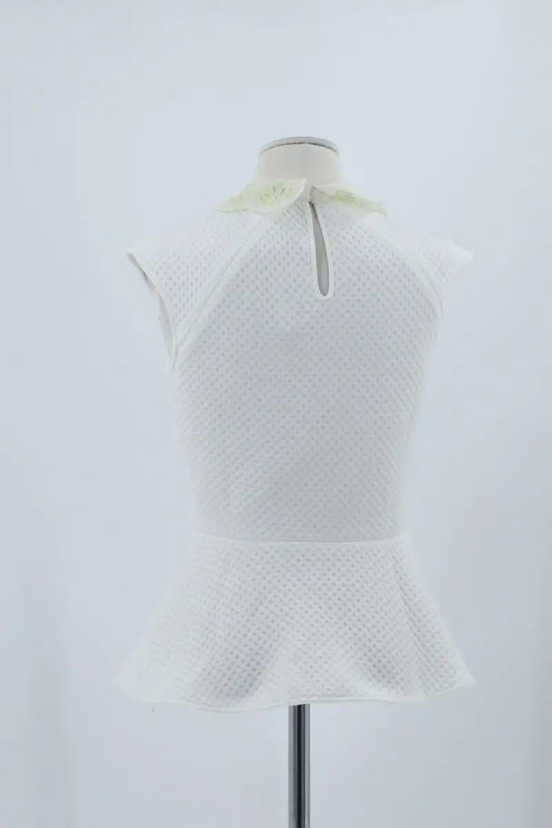 Top sans manche Karen Millen Blanc en Synthétique