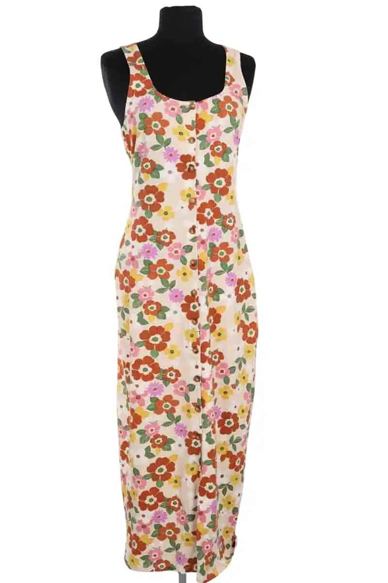 Robe Sézane Beige en Coton, taille M - Seconde Main