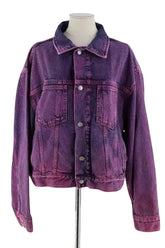 Veste Calvin Klein Violet en Coton, taille M - Seconde Main