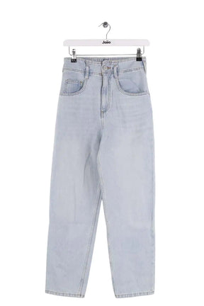 Jean droit Claudie Pierlot Bleu en Coton, taille XS - Seconde Main