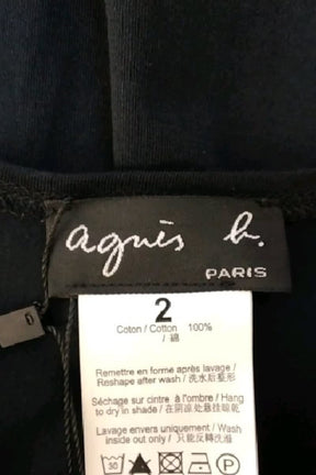 Robe Agnès B.  Noir