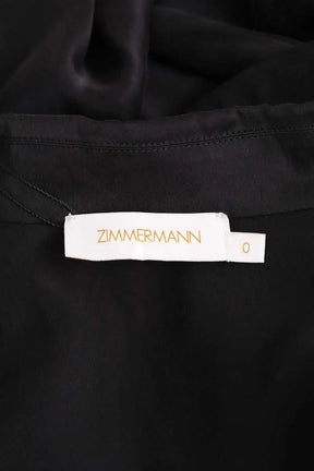 Robe Zimmermann Noir en Soie