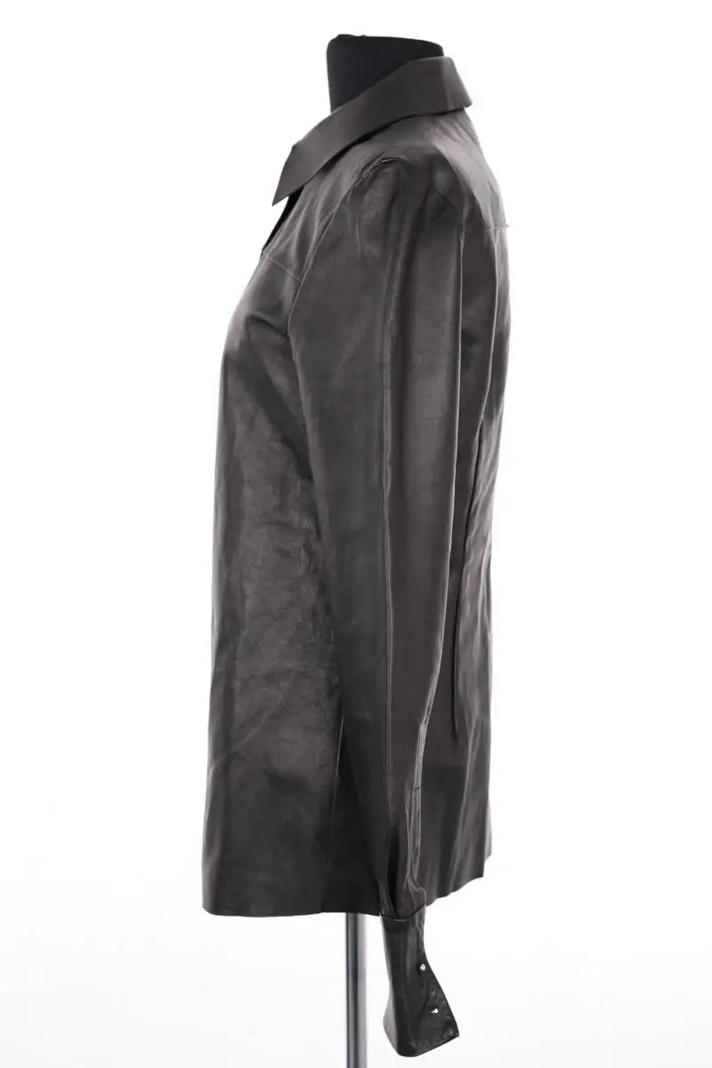 Chemise Max Mara Noir en Cuir