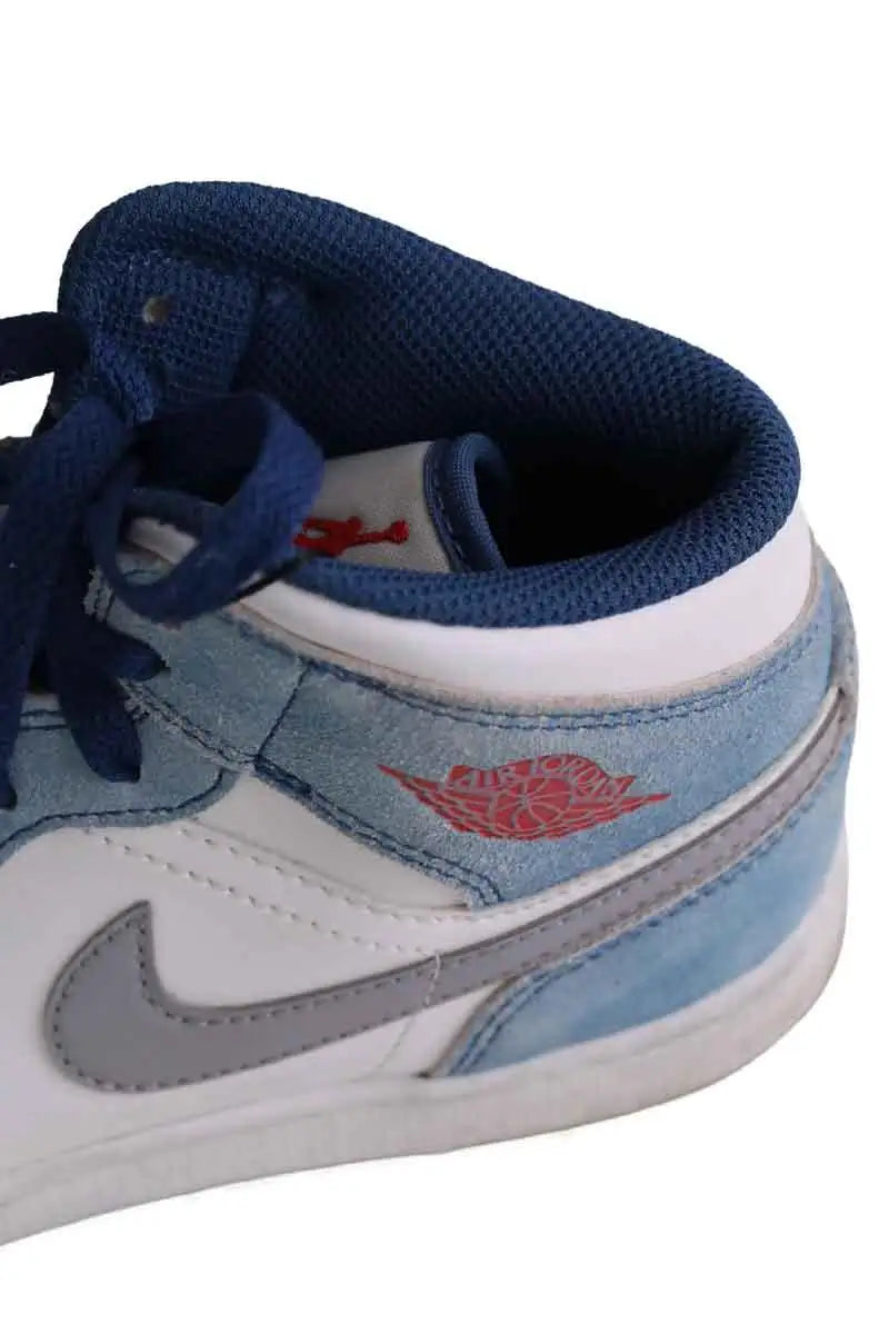 Baskets Nike Bleu en Cuir