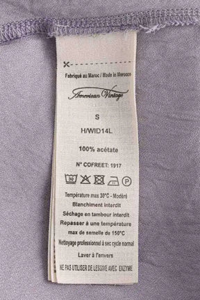 Robe American Vintage Gris en Synthétique