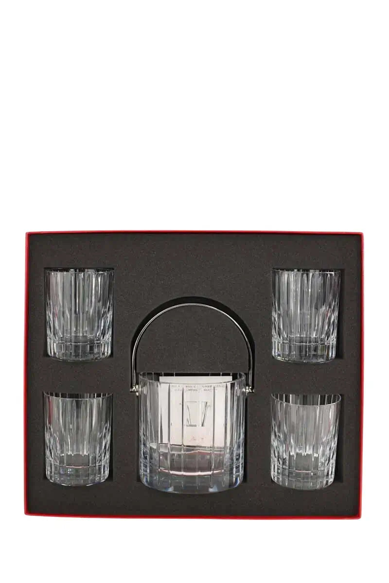 Coffret gobelets et seau à glace Baccarat  