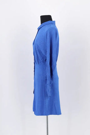 Robe Balzac Bleu en Synthétique
