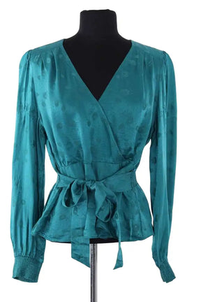 Blouse The Kooples Bleu en Viscose, taille L - Seconde Main