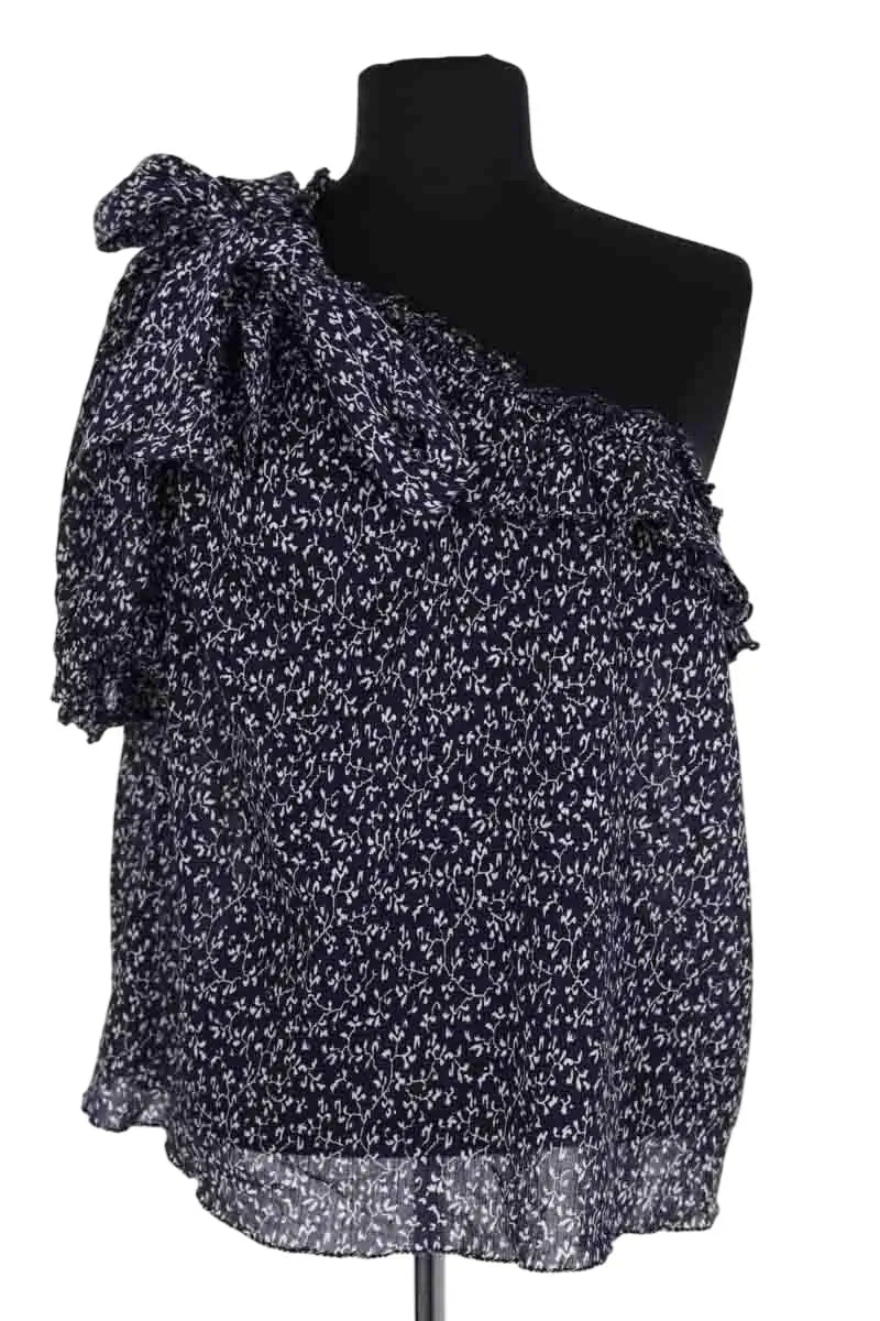 Top sans manche Ulla Johnson Marine en Coton, taille M - Seconde Main