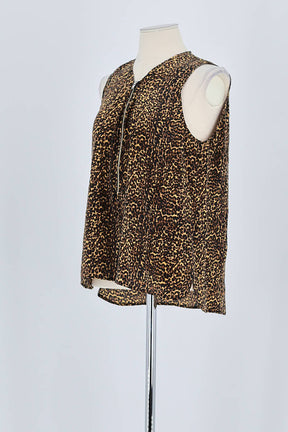 Top sans manche The Kooples  Marron