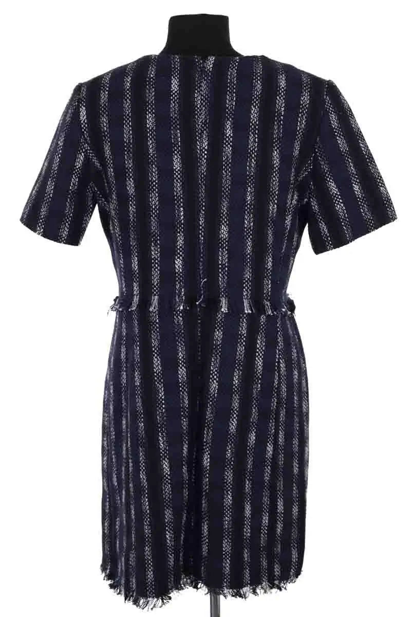 Robe Claudie Pierlot Marine en Coton