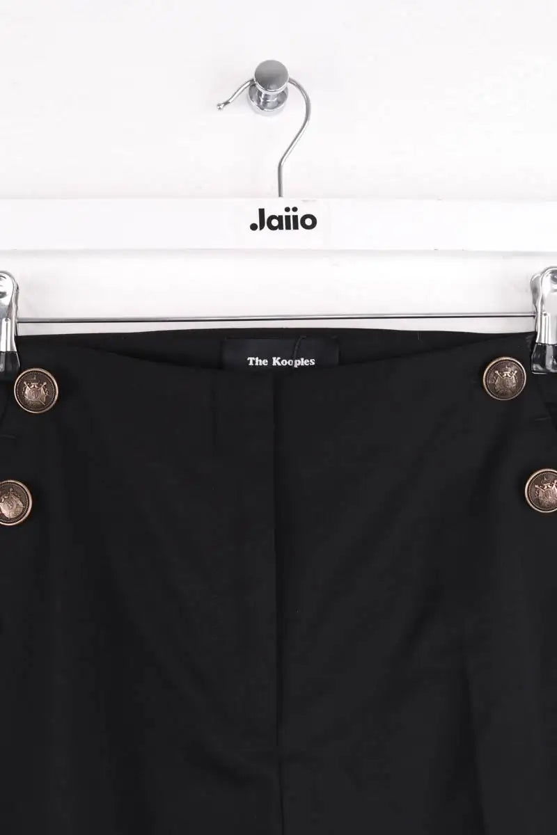 Pantalon The Kooples Noir en Laine
