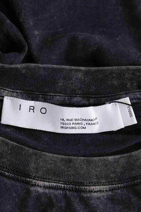 T-shirt Iro Anthracite en Synthétique