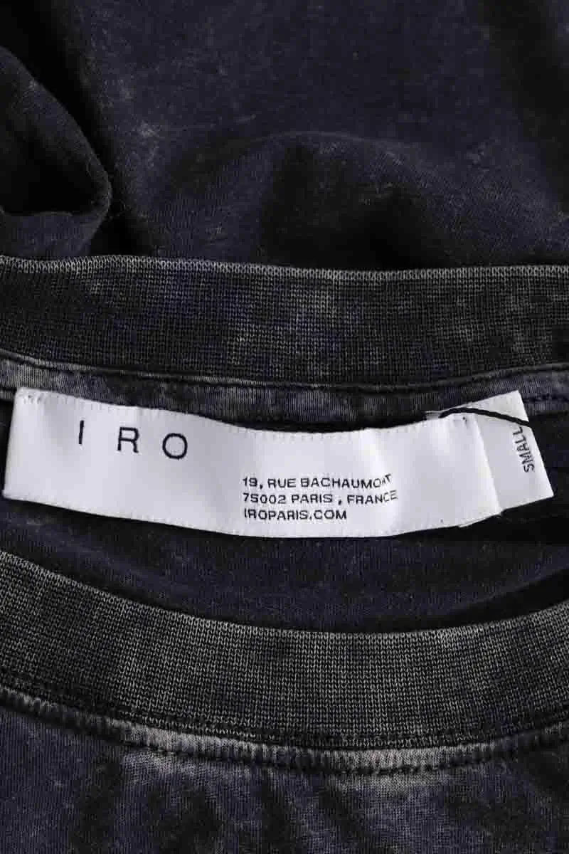 T-shirt Iro Anthracite en Synthétique
