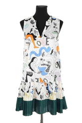 Robe Sandro Blanc en Polyester, taille S - Seconde Main