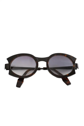 Lunettes de soleil Theo Flores  Marron