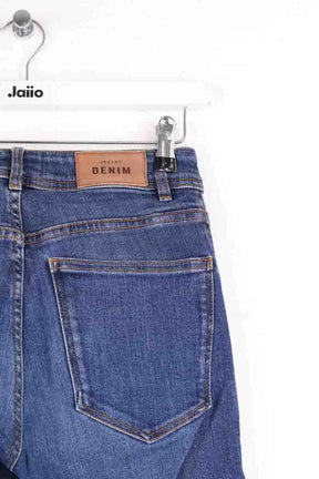Jean slim Sézane Bleu en Coton