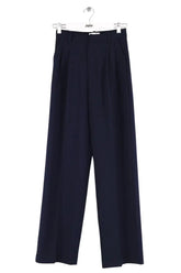 Pantalon large Figaret Marine en Synthétique, taille XS - Seconde Main