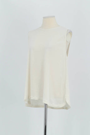 Top sans manche Bash  Blanc
