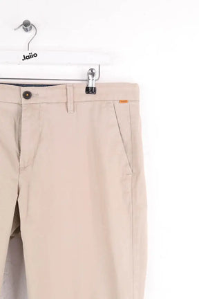 Pantalon droit Timberland Beige en Coton
