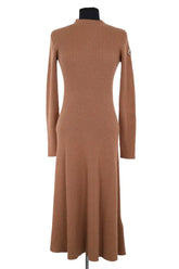 Robe Moncler Camel en Synthétique, taille XS - Seconde Main