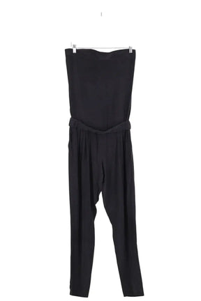 Combinaison Toupy Noir en Soie, taille S - Seconde Main