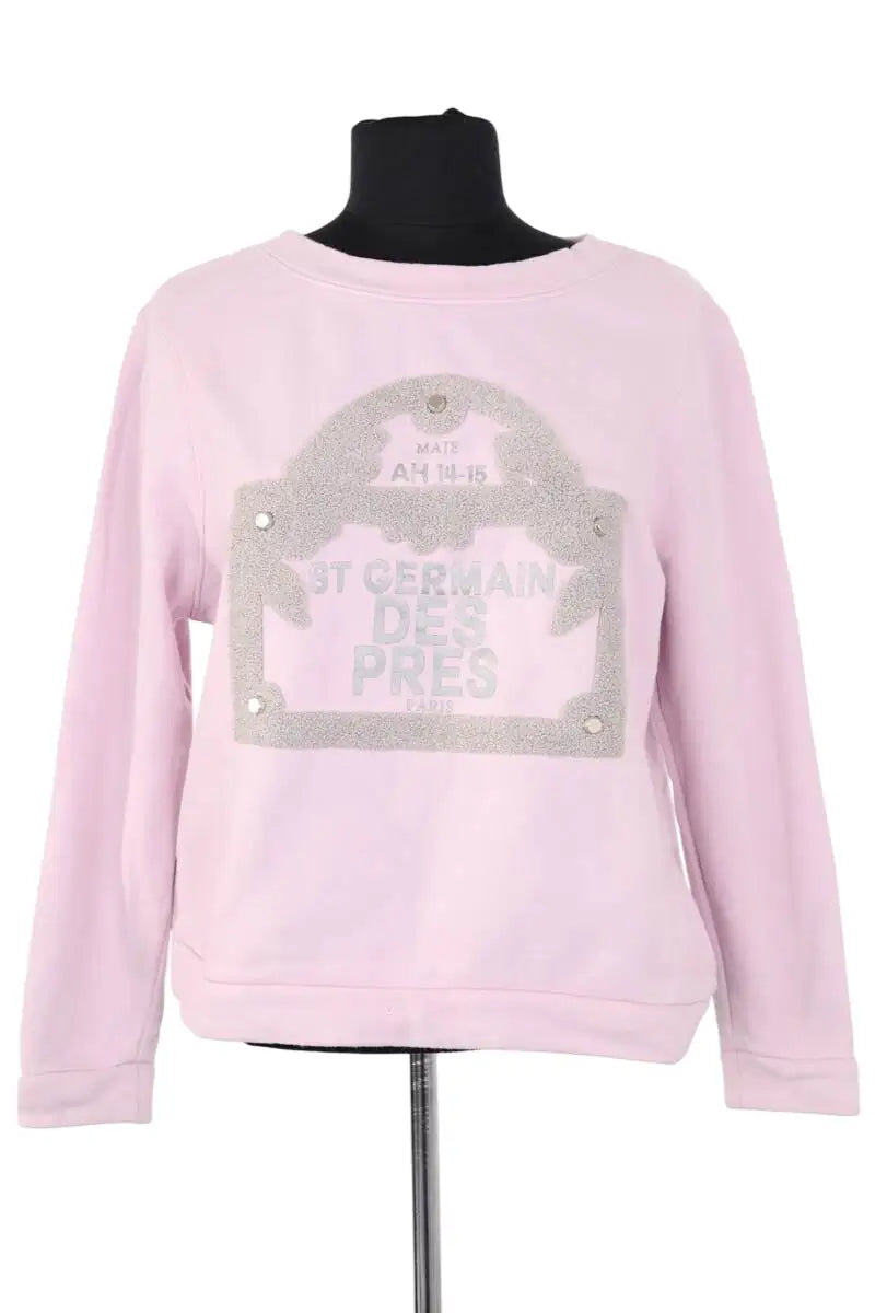 Sweatshirt Maje Violet en Coton, taille S - Seconde Main