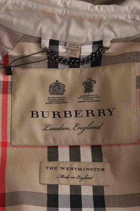 Trench-coat Burberry Camel en Synthétique