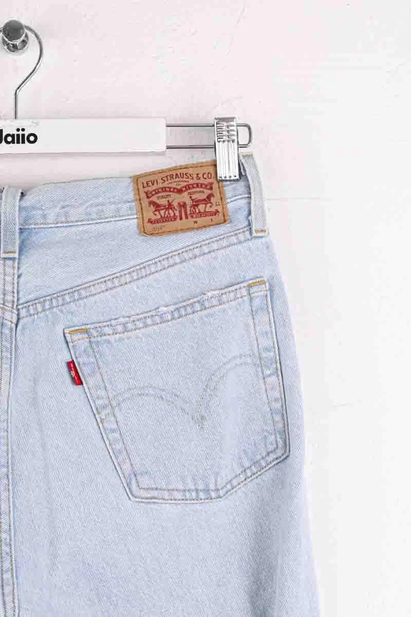 Jean droit Levi's Bleu en Coton