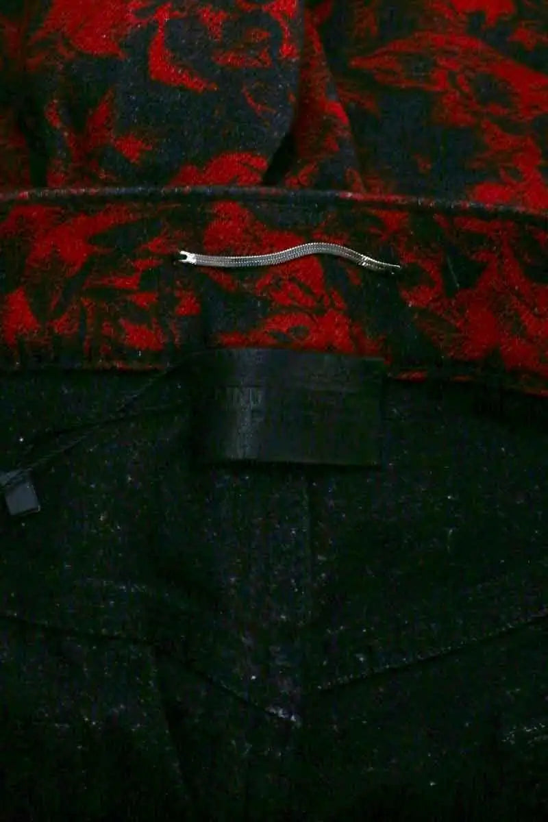 Bermuda Saint Laurent Rouge en Coton