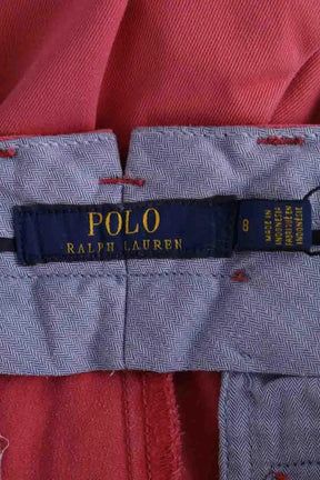 Pantalon droit Ralph Lauren Rose en Coton