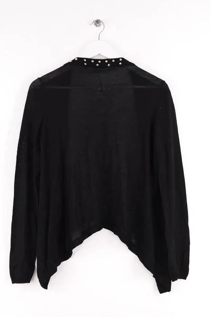 Cardigan Maje Noir en Laine