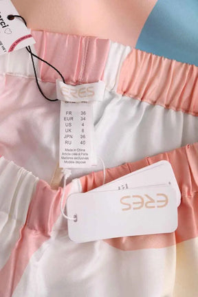 Pantalon droit Eres Imprime paradis Multicolore en Soie
