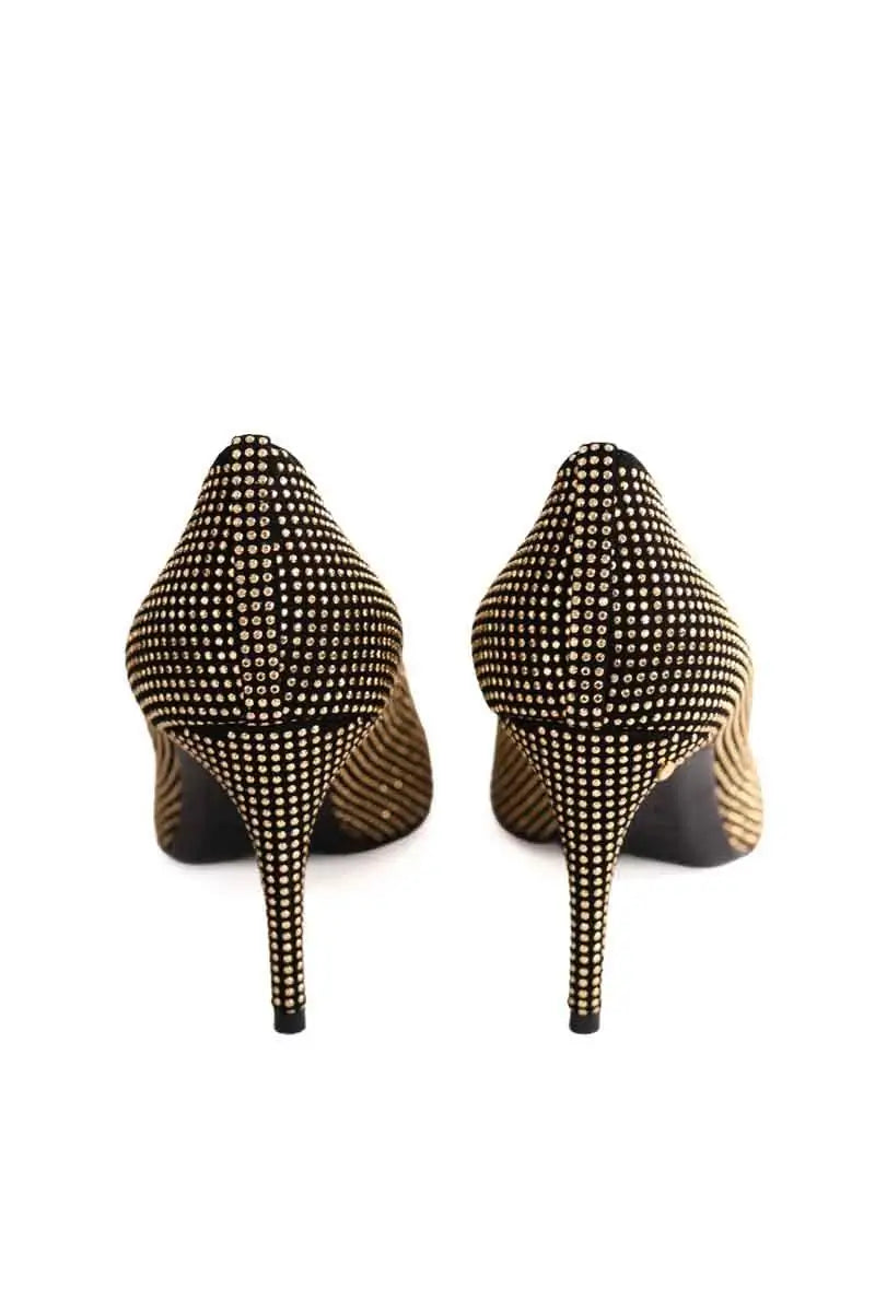 Talons Laurence Dacade Vivette Doré en Cuir