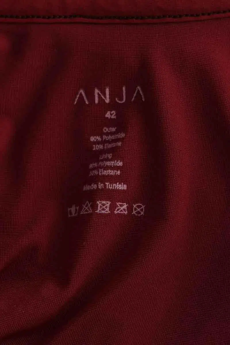 Maillot de bain Anja Bordeaux en Synthétique