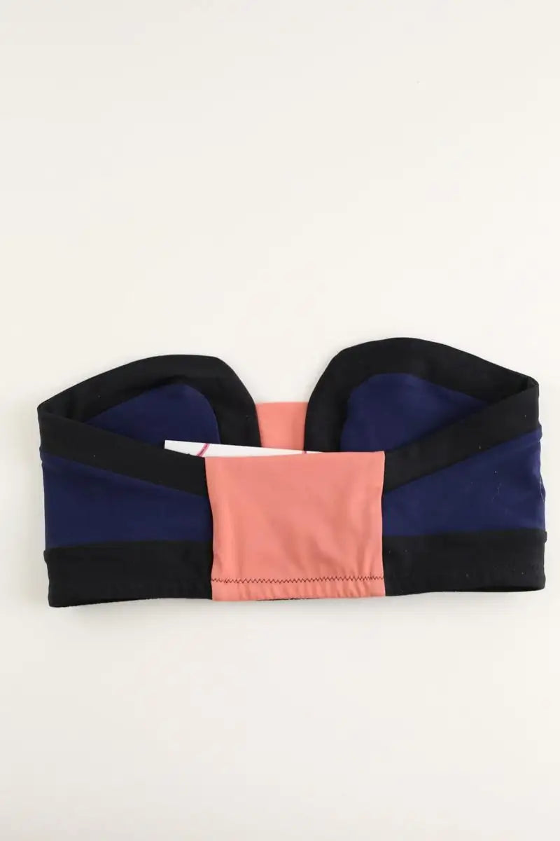 Maillot de bain Luz Aurélie bleu noir rose Bleu en Polyamide