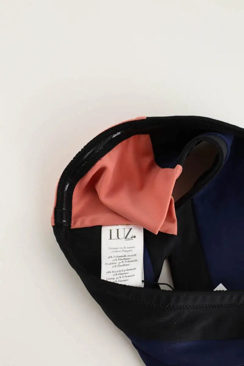 Maillot de bain Luz Aurélie bleu noir rose Bleu en Polyamide