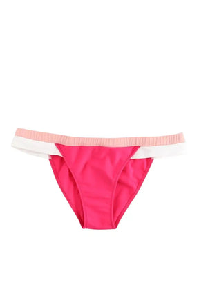 Maillot de bain Luz Aurélie fuchsia rose blan Rose en Polyamide, taille L - Seconde Main