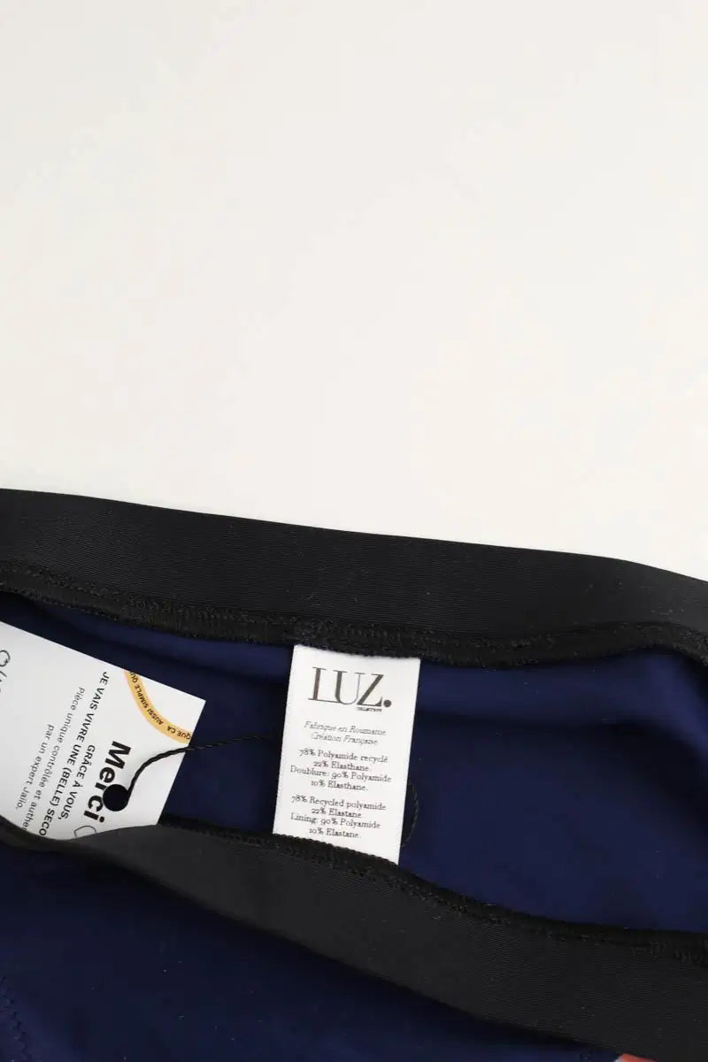 Maillot de bain Luz Aurélie Marine en Polyamide