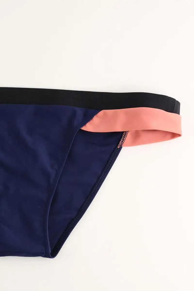 Maillot de bain Luz Aurélie Marine en Polyamide