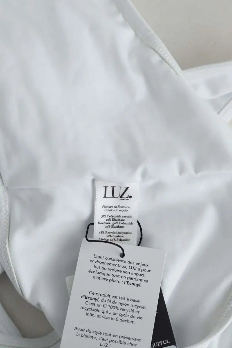Maillot de bain Luz Chloé Blanc en Polyamide