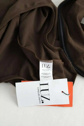 Maillot de bain Luz Chloé Marron en Polyamide