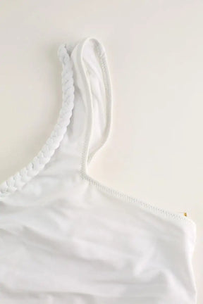 Maillot de bain Luz Constance Blanc en Polyamide
